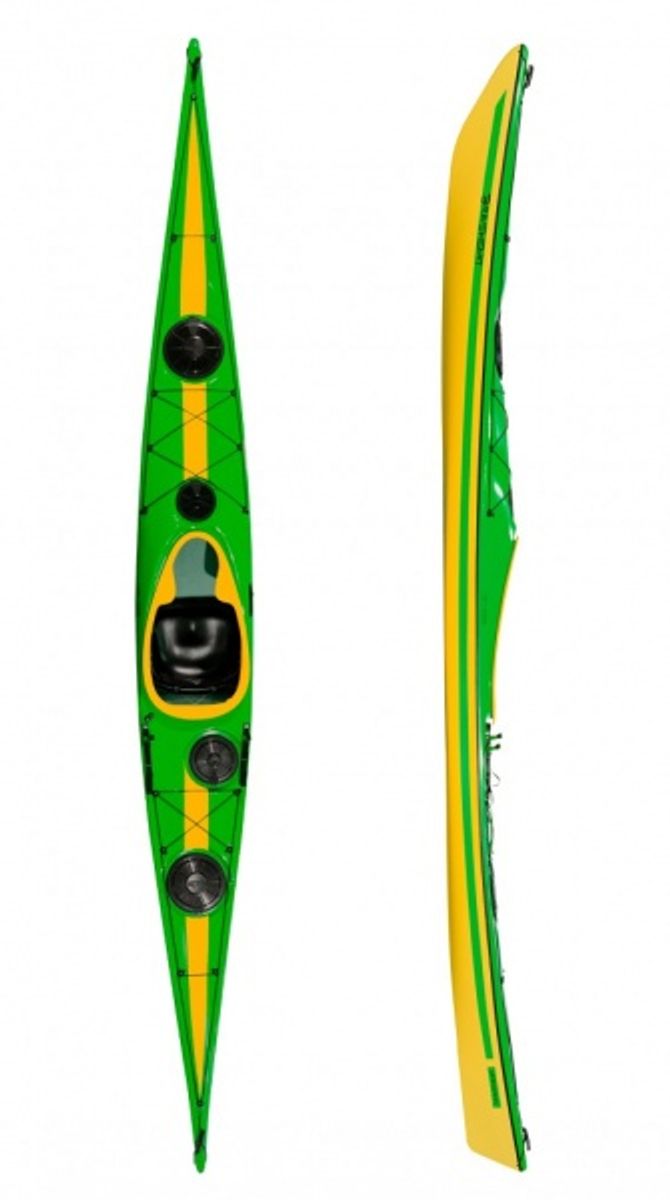 Skim Braveheart Kajakk - Glassfiber / Diolen